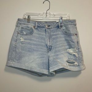 American Eagle Mom Stretch Denim Shorts
